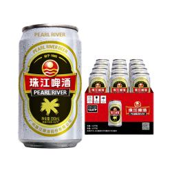 珠江啤酒 经典老珠江12度330mL*12罐整箱