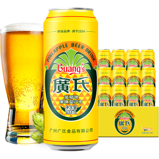 广氏 菠萝啤 果味饮料 500ml*12罐