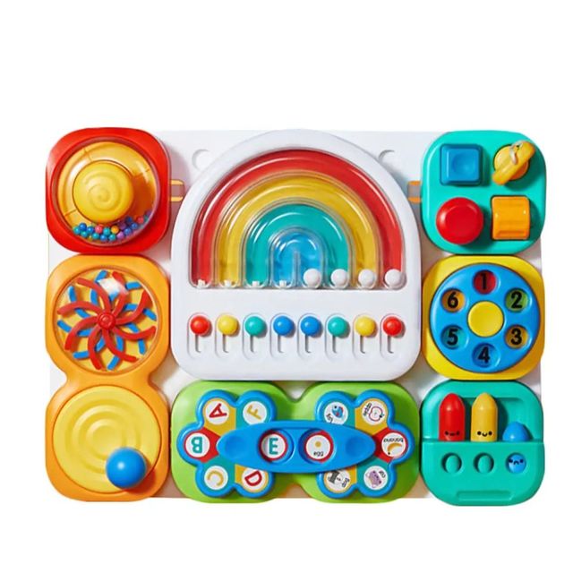 auby 澳贝 儿童玩具  461604F-1 澳贝彩虹洞洞板