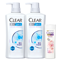 控油去屑洗发露500g*2+植觉蓬松洗发水100ml