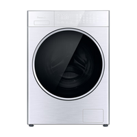 Panasonic 纤界L系列 XQG100-L187 滚筒洗衣机 10kg 极速银，仅限广东