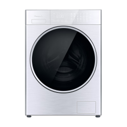 Panasonic 纤界L系列 XQG100-L187 滚筒洗衣机 10kg 极速银
