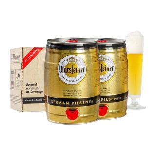 warsteiner 沃斯坦 皮尔森啤酒 5L*2桶