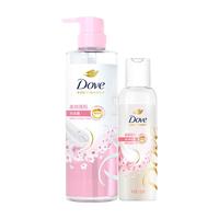 多芬植萃香氛洗发水氨基酸修护强韧蓬松水润柔顺 柔顺蓬松洗发水470ml+护发素100g