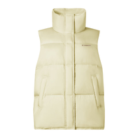 坦博尔2025年秋冬羽绒马甲女立领短款时髦百搭小个子外套TB5330152D 松木棕 S 160