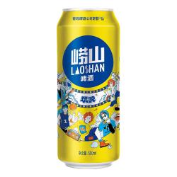 青岛啤酒 青岛崂山啤酒玩啤全麦500ml*12听整箱罐装