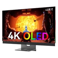 TITAN ARMY 泰坦军团 G42S5 42英寸 OLED G-sync FreeSync 显示器（3840×2160、138Hz、100%sRGB、HDR400、Type-C 65W）