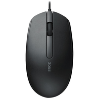 ZODE M100有线光学鼠标 磨砂触感 1.8米线长 小巧便携 1000DPI 防滑3D滚轮 ZODE M100黑色（USB接口）有线鼠标
