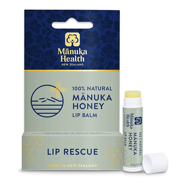 manuka health 蜜纽康 MGO250+天然麦卢卡蜂蜜润唇膏防干裂4.5g
