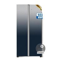 Haier 海尔 BCD-601WLHSS17M2U1 风冷对开门冰箱 601L 晶釉蓝