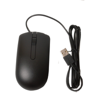 DELL/戴尔 原装戴尔笔记本台式机游戏电竞USB家用办公光电鼠标DELL长线MS116 黑色（送鼠标垫）