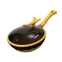 康佳 钛极炒锅不粘锅 赠蒸屉+铲