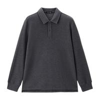 GIORDANO/佐丹奴 华夫格 男士长袖Polo衫