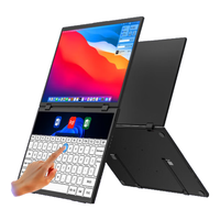 EIMIO E10T 15.6英寸双屏便携显示器 2.5K 16:10 十点触控 黑色