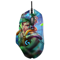  logitech/罗技 RGB灯光 有线游戏鼠标  G502SE--(含英雄联盟-锐雯贴膜）