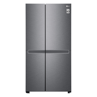 LG 乐金 御冰系列 S651DS12 风冷十字对开门冰箱 649L 钛灰银