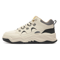 361° Q弹系列 秋冬版 橡胶大底 男款高帮加绒运动鞋 672446622