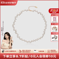 安铂洛利 Amber Lollipop 淡水珍珠项链女小众轻奢小米珠锁骨链 白色项链