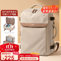POLO 双肩包女旅行包箱式大容量背包17.3英寸电脑包出差旅行李包可登机