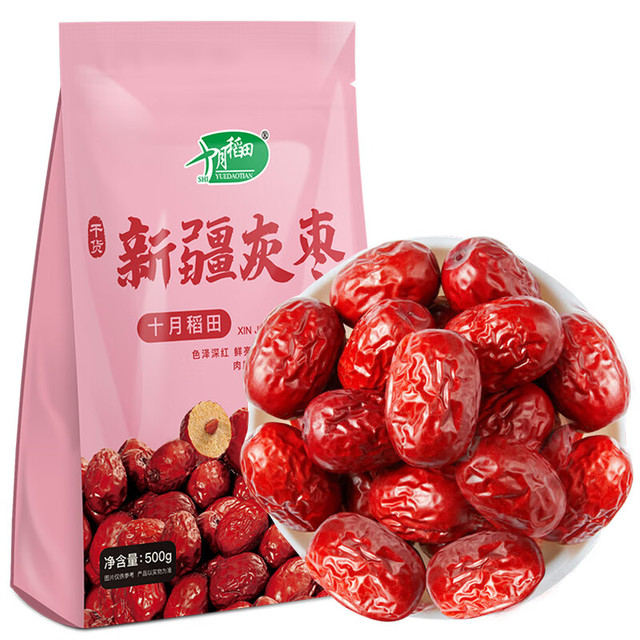 今日必买：十月稻田 SHI YUE DAO TIAN 新疆灰枣500g