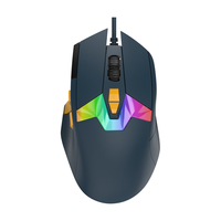 Dareu 达尔优 A980 有线鼠标 26000DPI 科技蓝