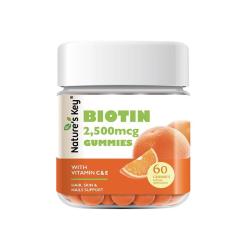 Nature's Key 美国NaturesKey自然之钥生物素软糖维生素B7女士防脱发养护发肤甲