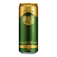 山水啤酒 啤酒组合装（青岛奥古特330ml*24罐+山水醉美苏州园林500ml*12罐）