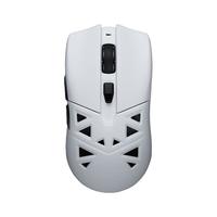 仁魔（RAWM）SL01C无线电竞游戏鼠标PAW3311镂空Mini中小手蓝牙三模热插拔微动笔记本电脑办公鼠标 【PAW3311】SL01C白色-600mAh 三模连接