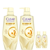 CLEAR 清扬 植觉头皮护理去屑洗发水 强韧蓬松型 380g+100g