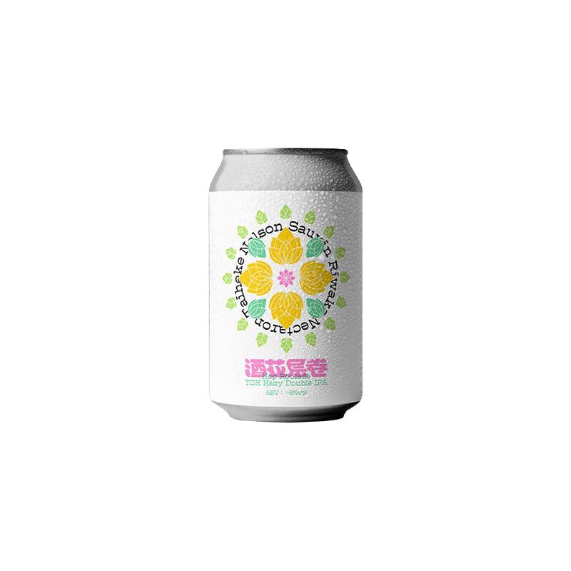 野鹅微醺 酒花层卷-新西兰版 三倍干投浑浊IPA 330ml