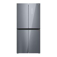 TCL R491P8-U 风冷十字对开门冰箱 491L 佩恩灰