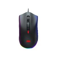 AOC GM530 有线鼠标 16000DPI RGB 黑色