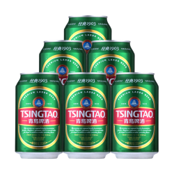 青岛啤酒 经典1903拉格啤酒 330ml*6听