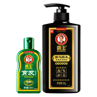BAWANG霸王洗发水 何首乌洗发露防脱固发乌黑亮泽控油柔顺蓬松洗头膏男女士 首乌固发600g+育发防脱80g