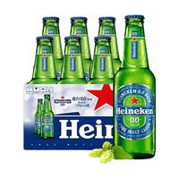 喜力 0.0啤酒 低度全麦酿造 330ml*6瓶