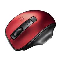 SANWA SUPPLY 山业 MA-WBTBL135R 2.4G蓝牙 双模无线鼠标 1600DPI 红色