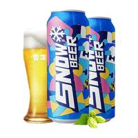 BEER/雪花 SNOWBEER 啤酒  箱装,3.8度,500ml 听装 500mL