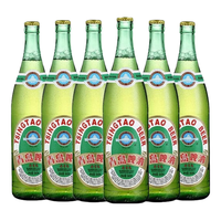 青岛啤酒 经典老青岛百年工艺大容量640ml*6瓶 整箱装 一厂生产