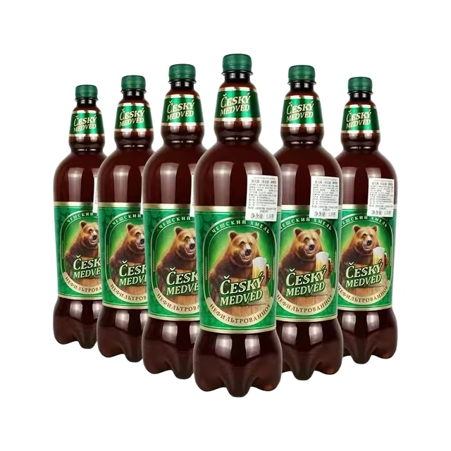其他品牌 捷克熊俄罗斯国家馆 原装进口 捷克熊鲜啤酒  （现货直发）1.35L*6