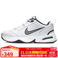NIKE 耐克 Air Monarch 4 White Navy 男子训练鞋 415445-102 白银 42