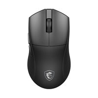 微星FOGRE GM500 W 黑/白色 蓝牙/2.4G/有线三模 轻量化 游戏电竞无线鼠标 FORGE GM500W 黑色