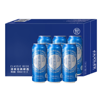 FRESHIPPO/盒马 经典麦香口感清爽 啤酒  整箱装 500ml*24罐 听装 500ml