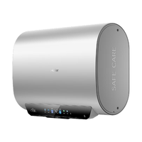 Haier 海尔 扁桶双胆电热水器60升变频超薄短款小尺寸家用升级锆金水式速热PV3升级款