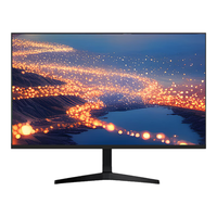 AOCCKEE电脑显示器24英寸1K75HZ高清直面微边框台式电脑办公监控显示屏可壁挂 24寸窄边75hz直屏HDMI+VGA