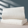 瑜尚臻品 记忆棉枕头枕芯慢回弹成人波浪枕贴合颈椎单人一只睡眠颈椎枕 白色 50*30*10-7