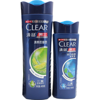 CLEAR 清扬 男士去屑洗发露套装 (清爽控油型400g+活力运动薄荷型160g)