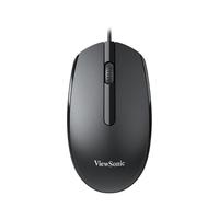 ViewSonic 优派 有线鼠标笔记本台式电脑通用usb办公游戏滑鼠磨砂手感 MU215
