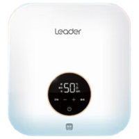 Haier 海尔 Leader即热式小厨宝家用电热水器 5500W无级变频恒温即开即热 小尺寸免储水 LDSC-55EC1白
