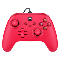 PowerA 微软Xbox有线 游戏手柄 红色升级款