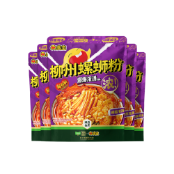 臭宝 柳州螺蛳粉爆爆浓汤喵爽版 249g*5袋